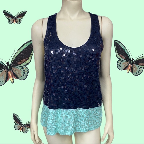 J. Crew Sequin Tank - Picture 1 of 4